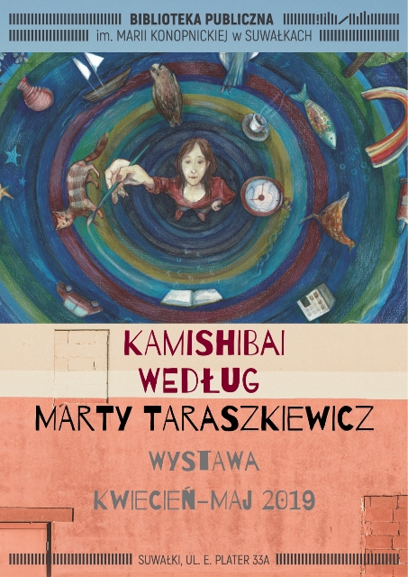 Wystawa „Kamishibai według Marty Taraszkiewicz” w Bibliotece Publicznej w Suwałkach